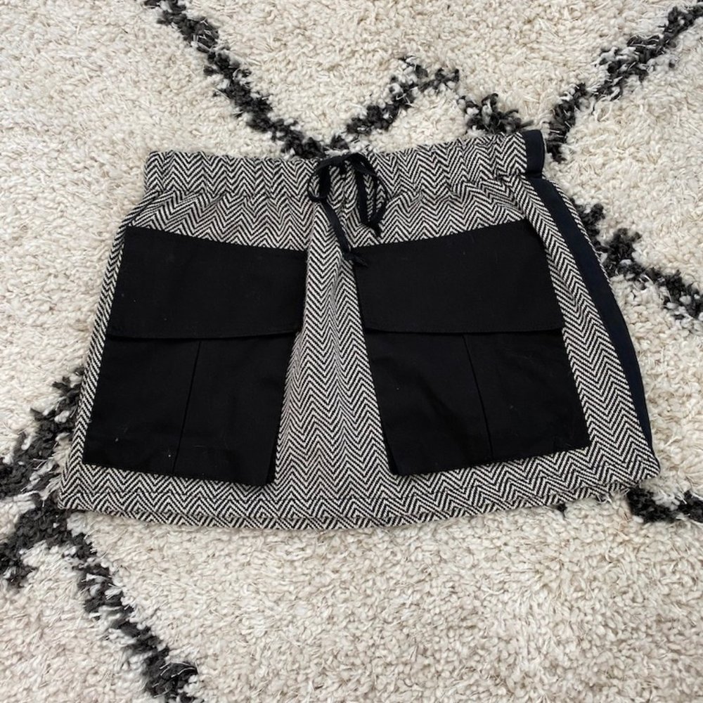 KOZA Military Isabel Herringbone Skirt